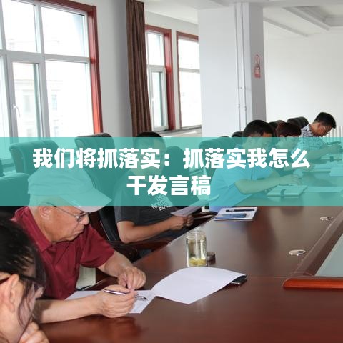 我們將抓落實(shí)：抓落實(shí)我怎么干發(fā)言稿 