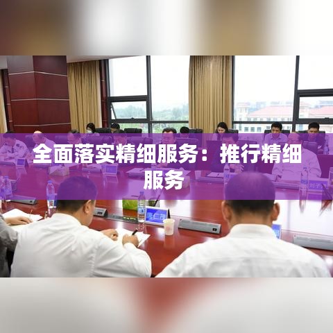 全面落實精細服務(wù)：推行精細服務(wù) 