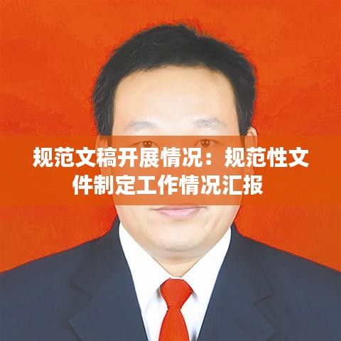 規(guī)范文稿開展情況：規(guī)范性文件制定工作情況匯報(bào) 