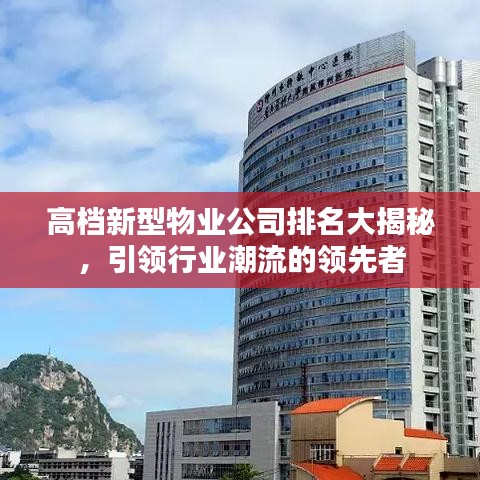 高檔新型物業(yè)公司排名大揭秘，引領行業(yè)潮流的領先者