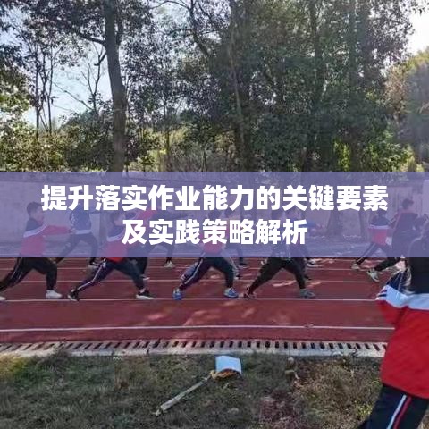 提升落實(shí)作業(yè)能力的關(guān)鍵要素及實(shí)踐策略解析