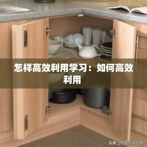 怎樣高效利用學習：如何高效利用 