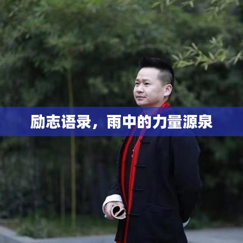 勵志語錄，雨中的力量源泉