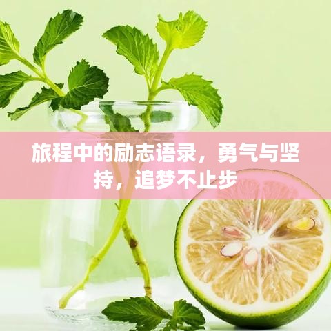 旅程中的勵志語錄，勇氣與堅持，追夢不止步