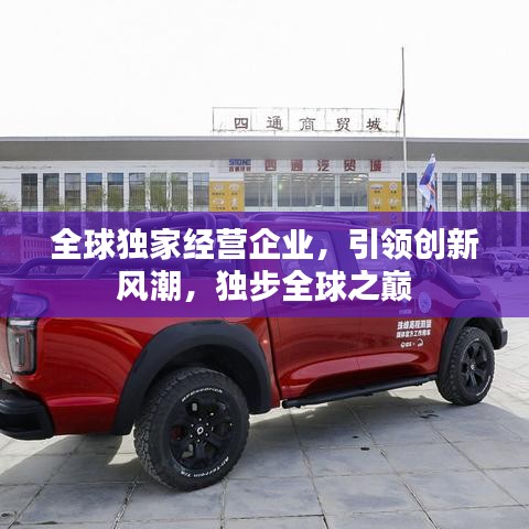 全球獨(dú)家經(jīng)營企業(yè)，引領(lǐng)創(chuàng)新風(fēng)潮，獨(dú)步全球之巔