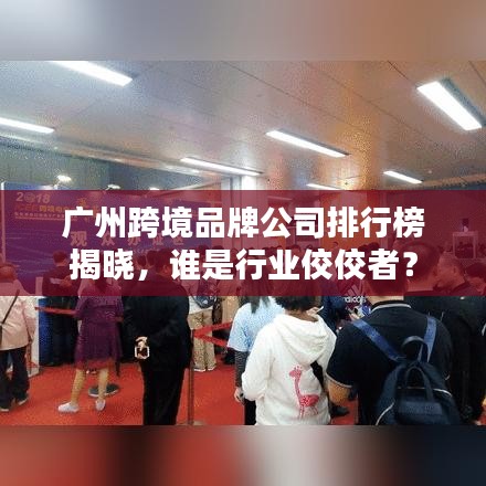 廣州跨境品牌公司排行榜揭曉，誰是行業(yè)佼佼者？