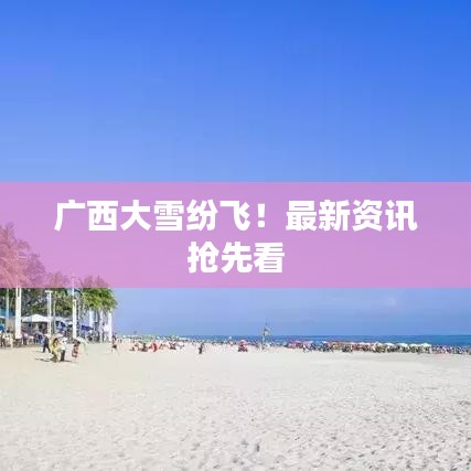 廣西大雪紛飛！最新資訊搶先看