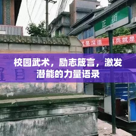 校園武術(shù)，勵(lì)志箴言，激發(fā)潛能的力量語(yǔ)錄